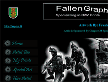 Tablet Screenshot of fallengraphics.com